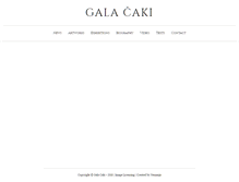 Tablet Screenshot of galacaki.com